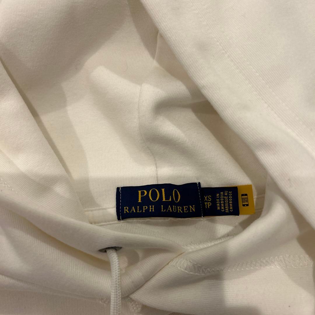 Polo Ralph Lauren ホワイト パーカー XS美品