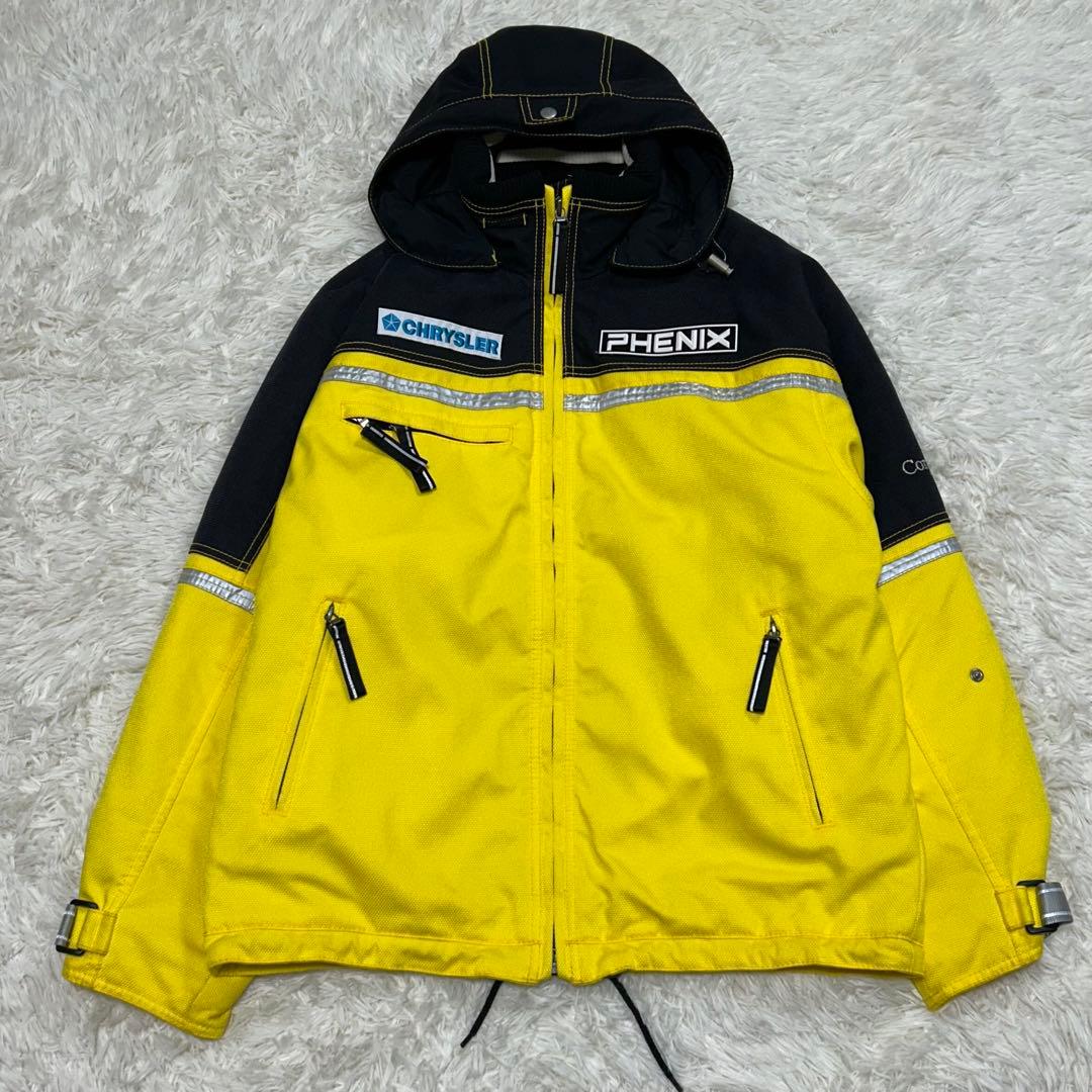 極美品 フェニックス スキーウェア ベスト L 黄色 3点セット FSG1026