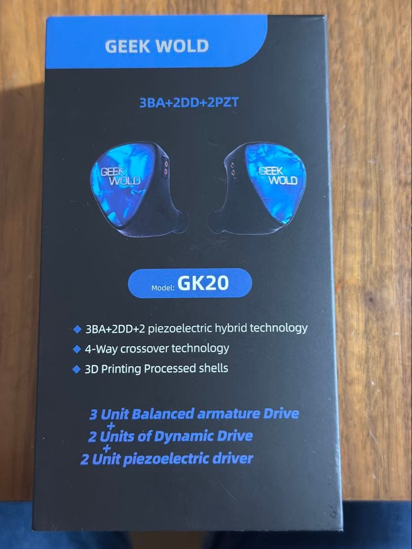 イヤホン GEEK WOLD GK20+Yongse Expert All CuAg8