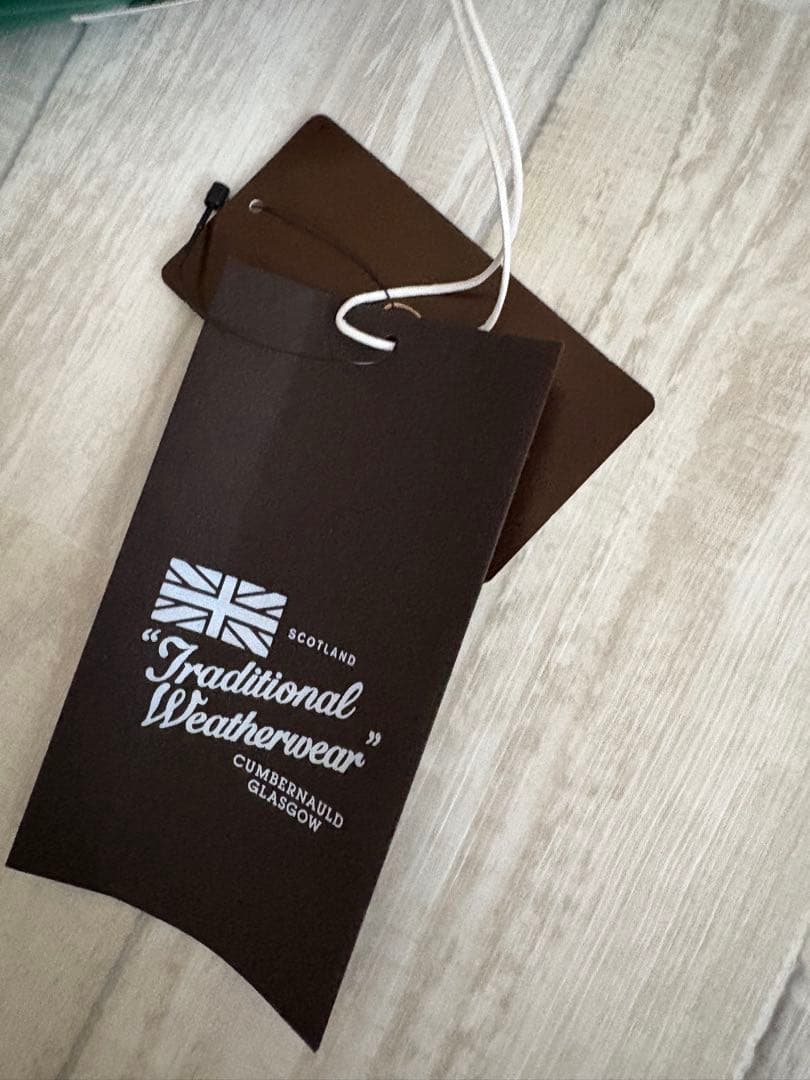 新品未使用　タグ付き　トラディショナルウェザーウェア グリーン　高さ80cm