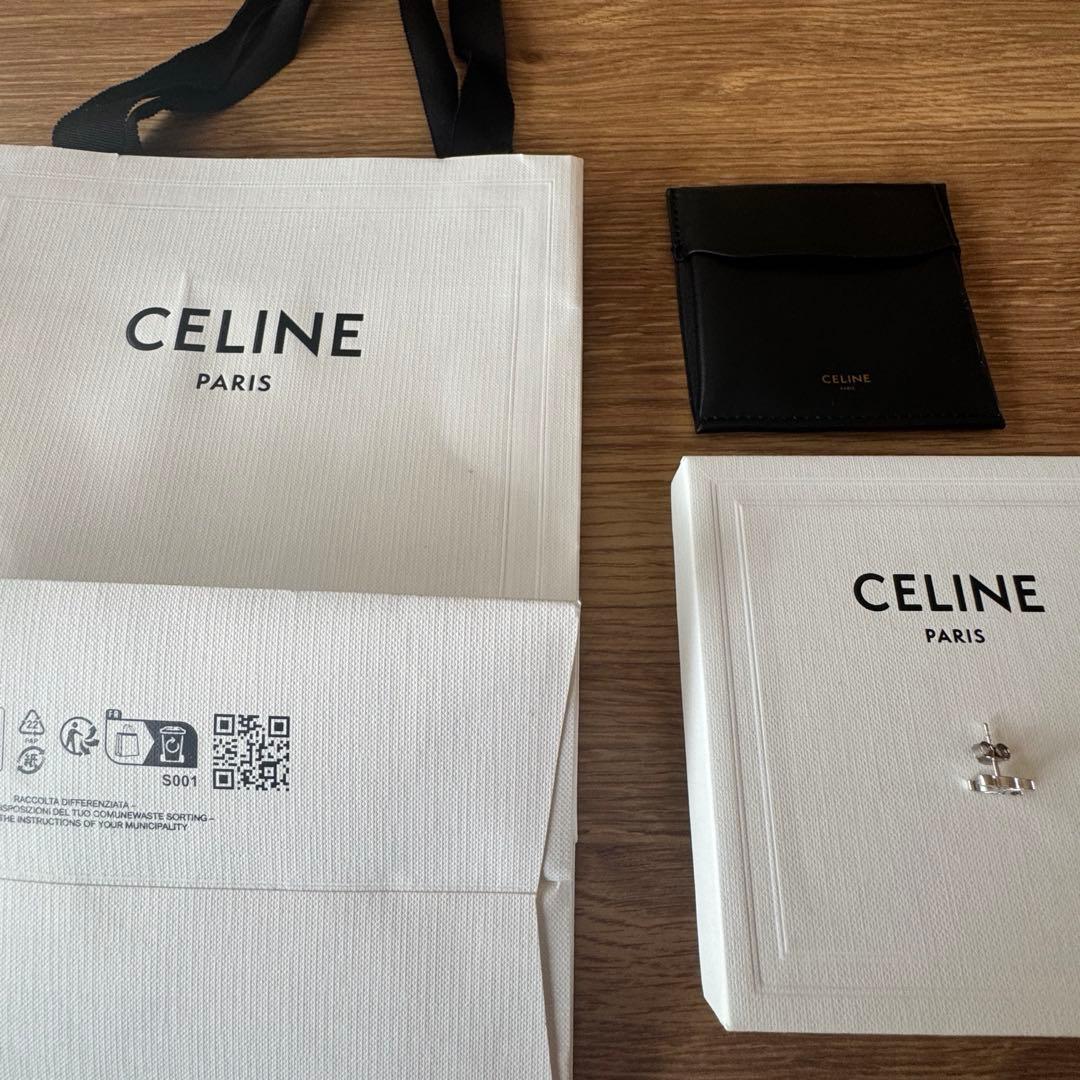 ⚠️片耳のみ　CELINE シルバーピアス