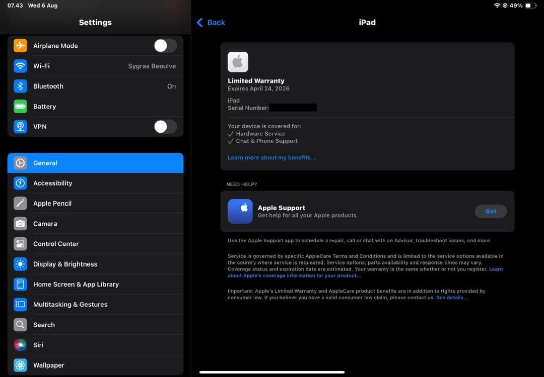 Ipad A16　128GB 　シルバー