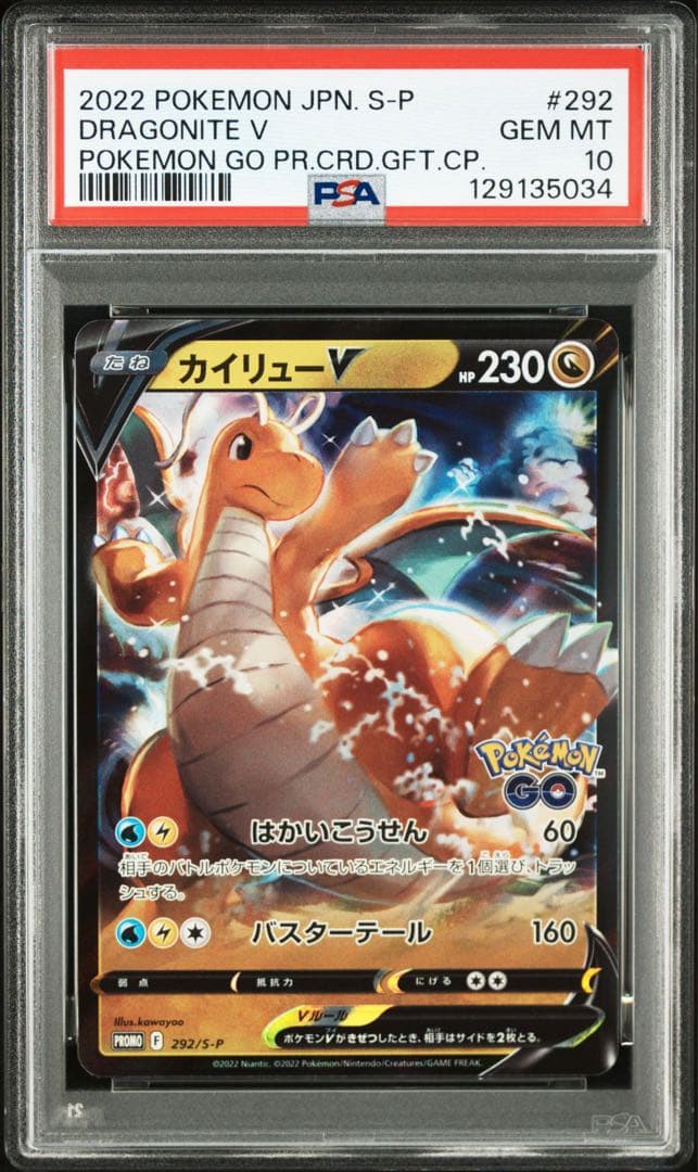 【psa10】カイリューV プロ