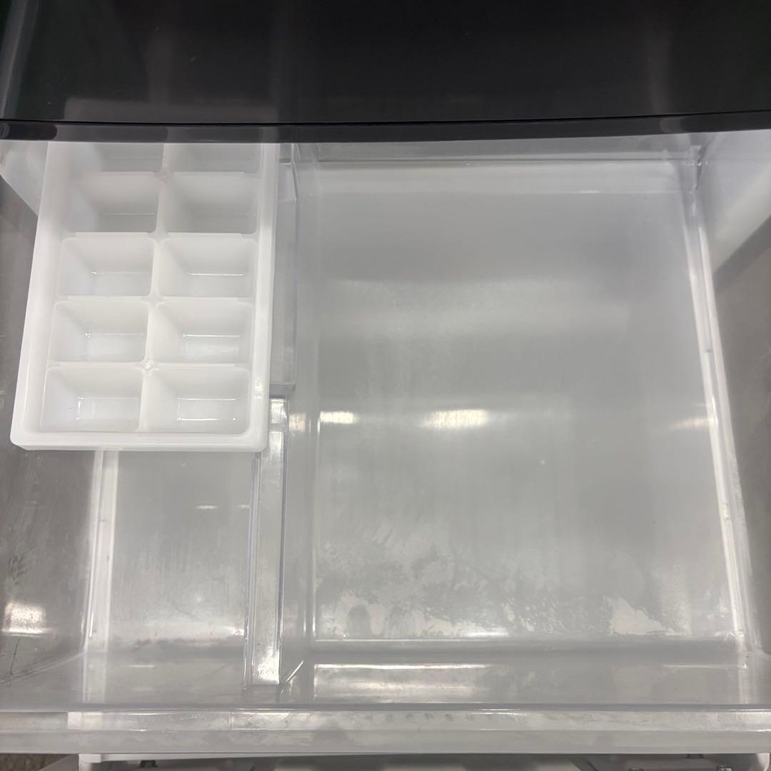 ★977　冷蔵庫　レトロ　黒　一人暮らし　お洒落　安い　綺麗　中古　設置無料