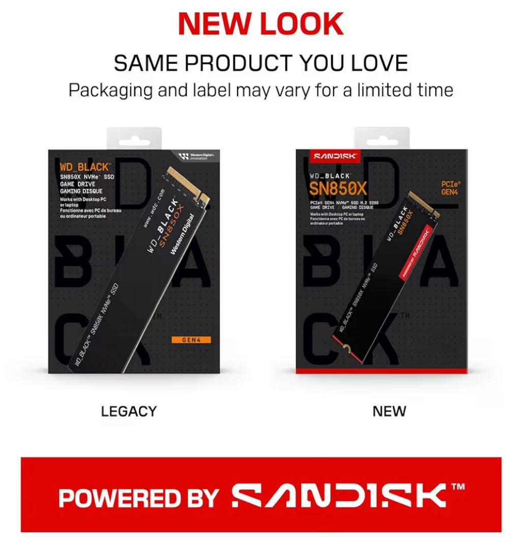 安*フ様 WD_BLACK SN850X NVMe SSD 2T