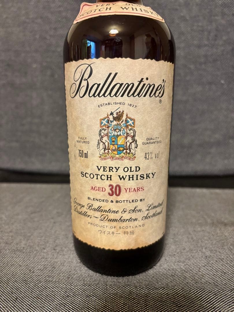 BALLANTINE'S　バランタイン30年　特級　ウイスキー古酒　未開封