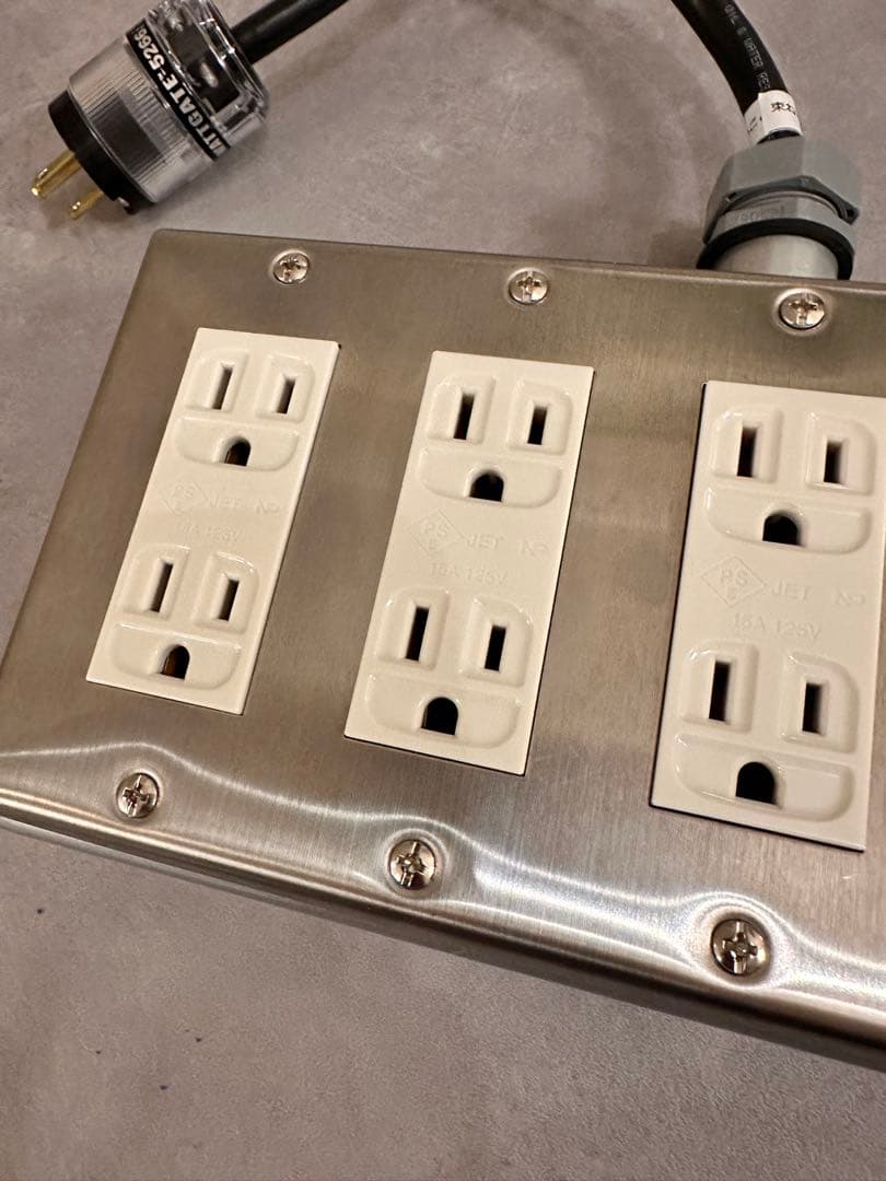 超越重鉄タップ　プロケーブル　オーディオ電源　10個口