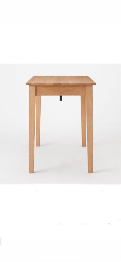 TH。無印良品　無垢材デスク(引き出し付き)オーク材
