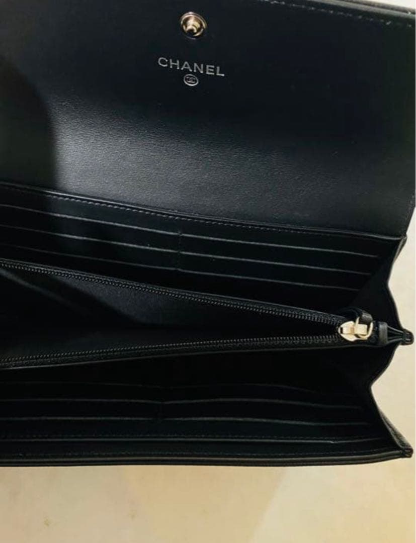 CHANEL シャネル キャビアスキン 長財布