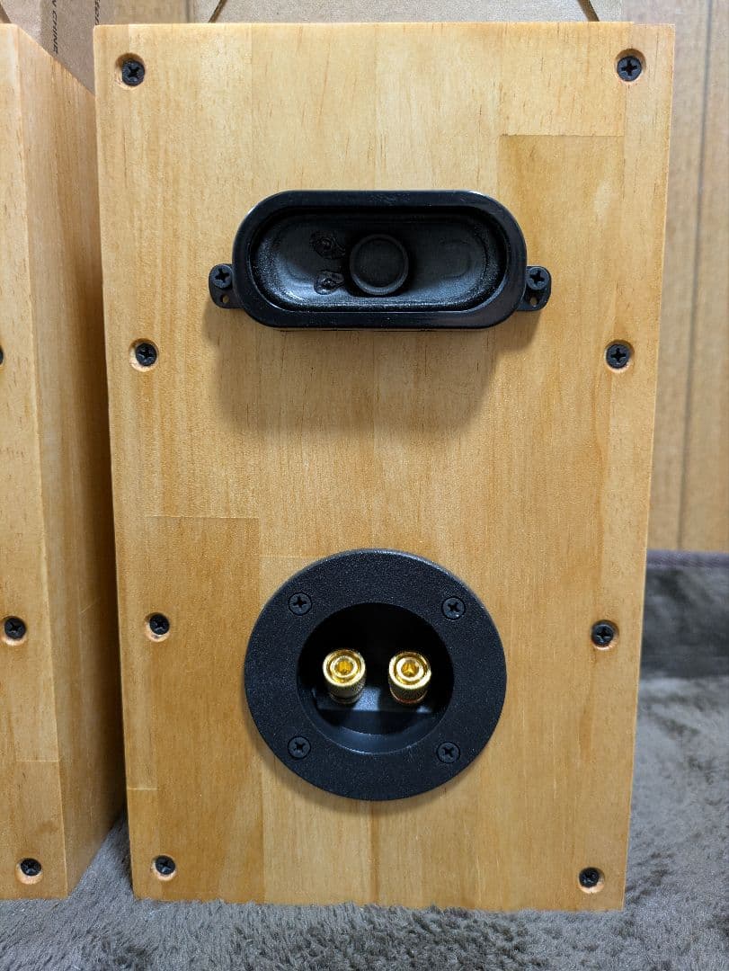マツモト工芸さん　wooden12 Wバスレフ4スピーカー　自作スピーカー