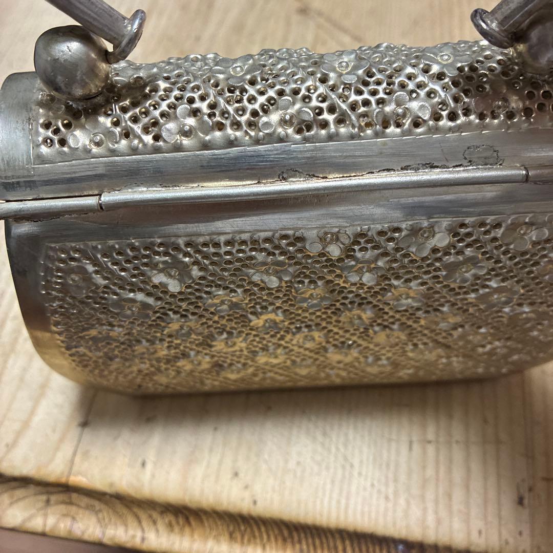 ビンテージ　銀細工　バック