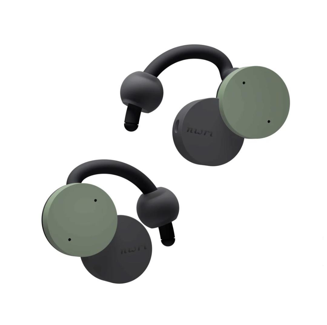 nwm DOTS ヌーム オープンイヤー型ワイヤレスイヤホン モスグリーン