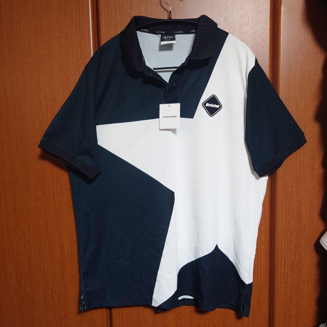 Bristol XL ネイビー/ホワイト ポロシャツ