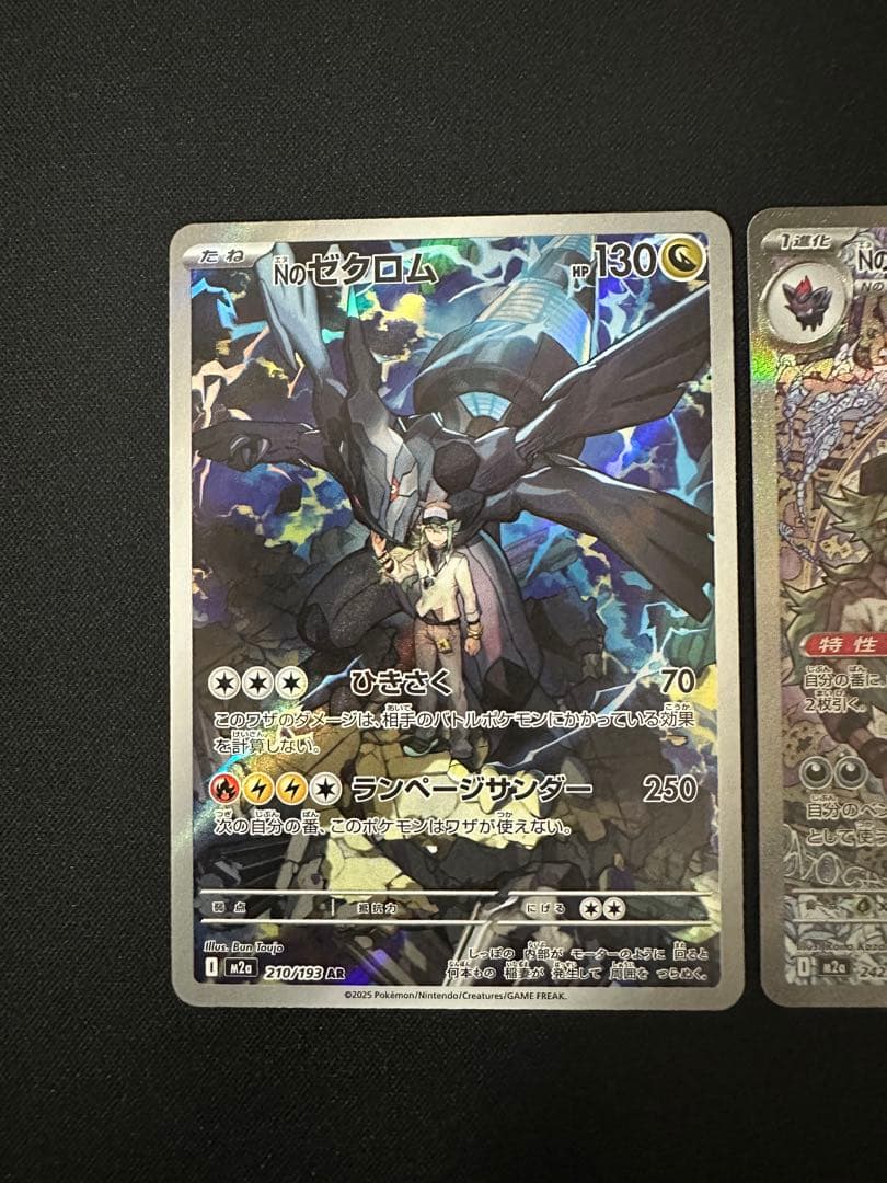 Nのゾロアークex SAR NのゼクロムAR　2枚セット