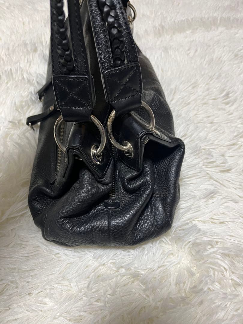 DIANA ダイアナ シボ革 ラムレザー ワンショルダーバッグ Y2K レザー