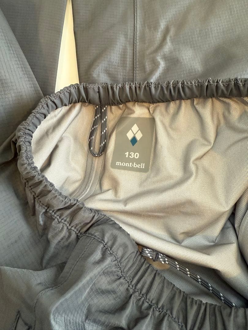 mont-bell 防水ジャケット×パンツセットサイズ130