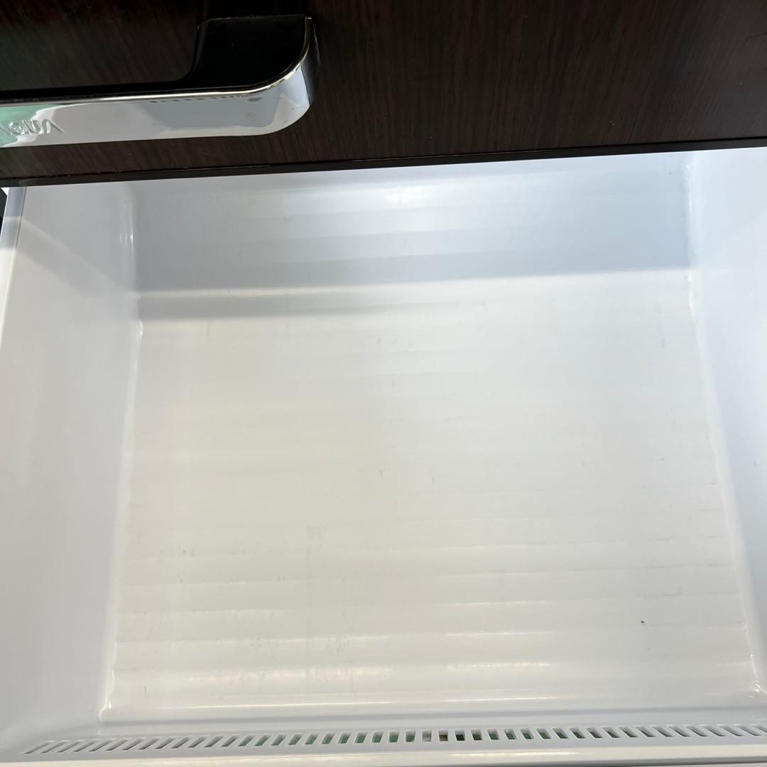 761⭕️設置無料　冷蔵庫　AQUA　大型　400ℓ　安い　中古　木目調　レトロ