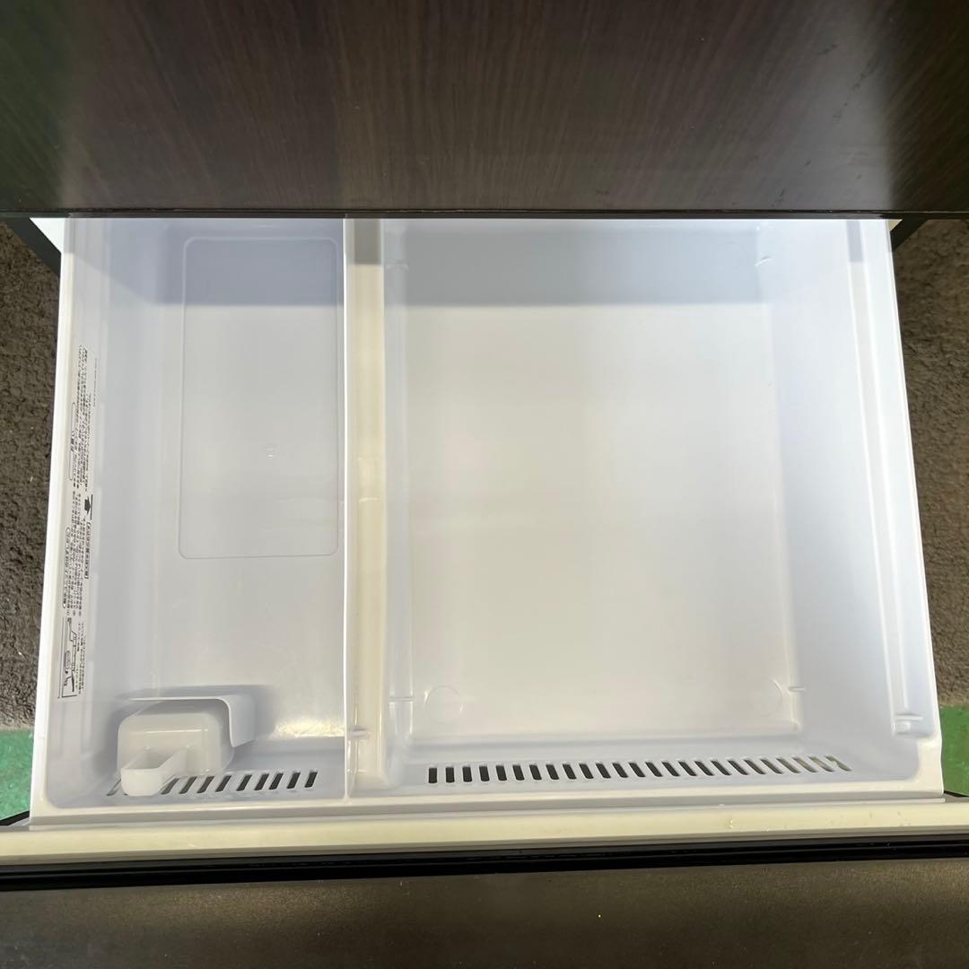 761⭕️設置無料　冷蔵庫　AQUA　大型　400ℓ　安い　中古　木目調　レトロ