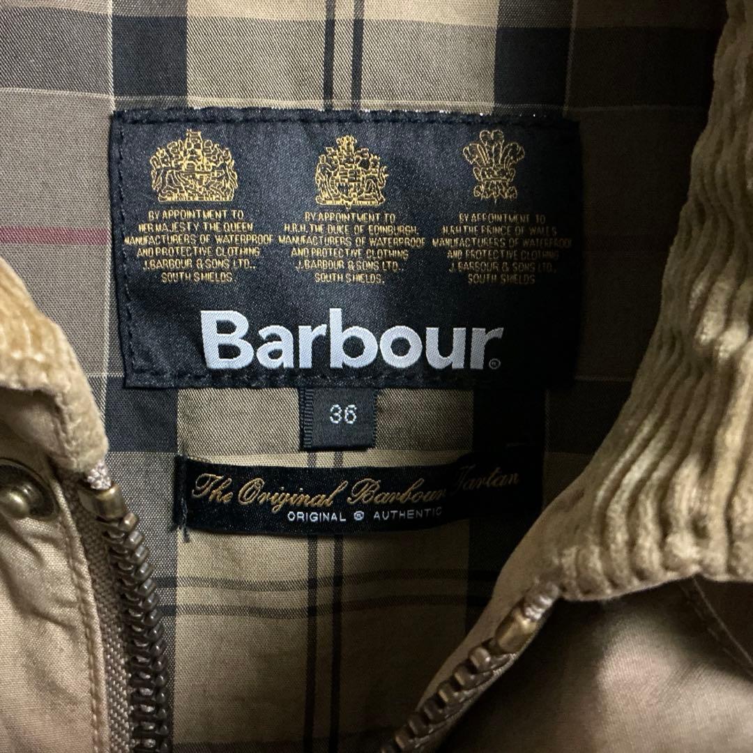 バブアー ビデイル ノンオイル ベージュ 36