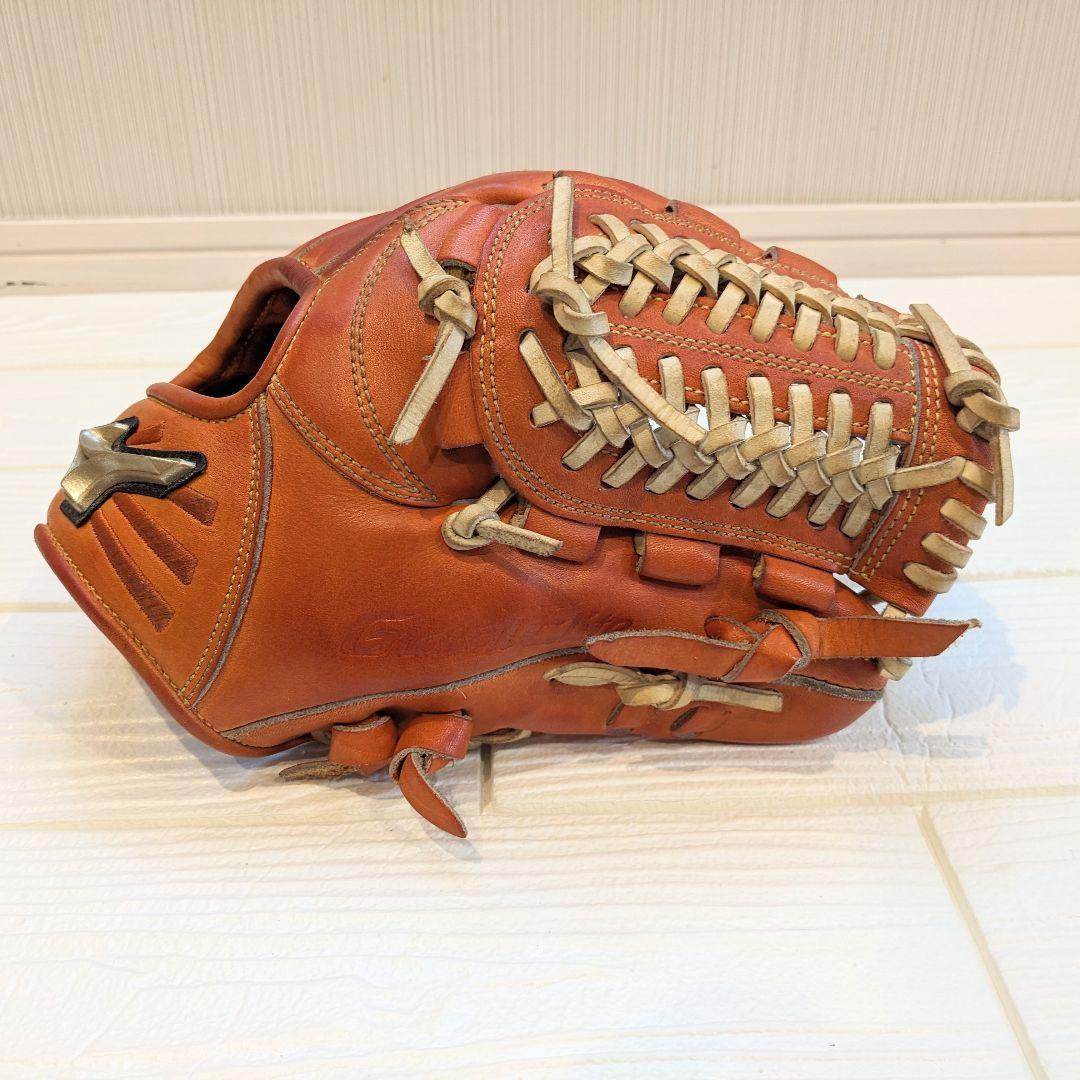 ミズノ グローバルエリート 内野手 硬式グローブ 硬式用 オレンジ