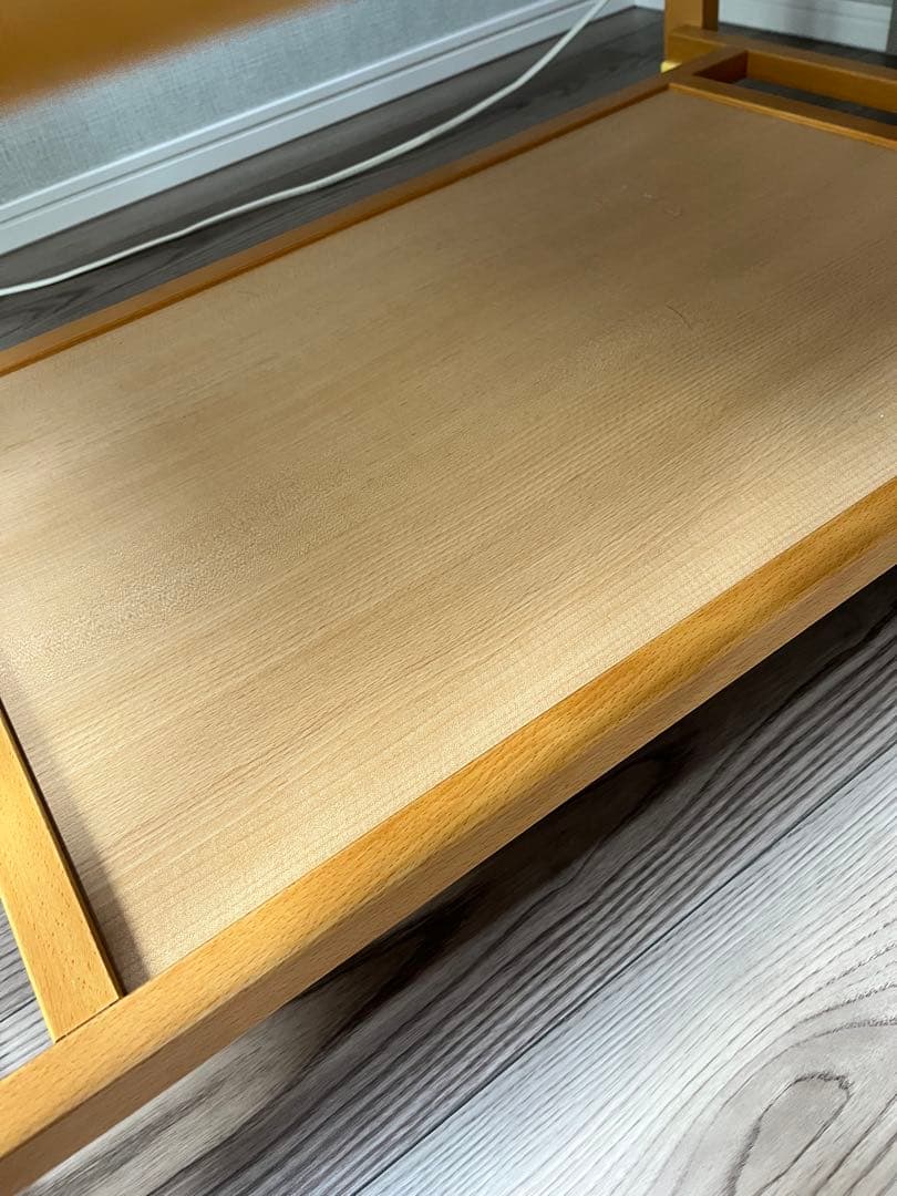 日本製 ベビーベッド 「ミニ ワンタッチハイベッド プチ【B品】石崎家具」