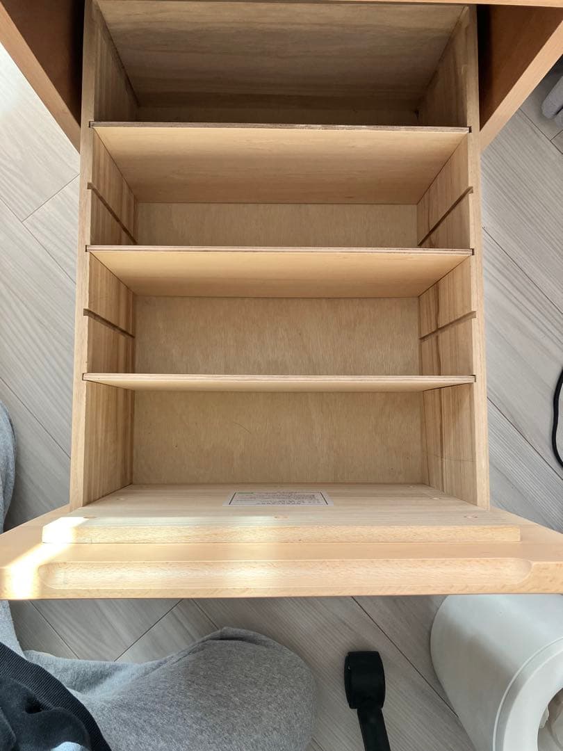 無印良品　ブナ材キャビネット