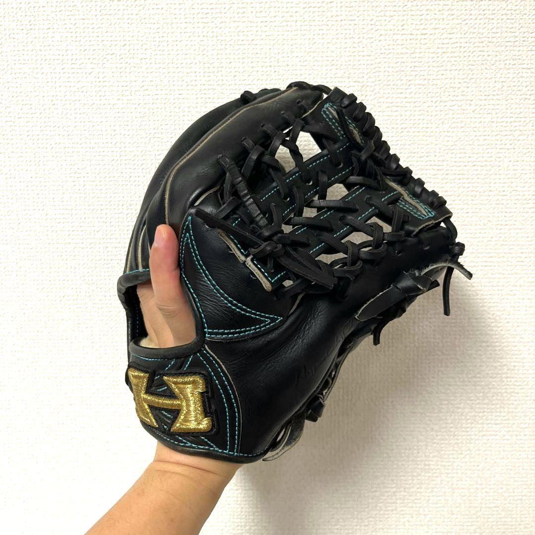 792 ハイゴールド 心極 型抜群 即戦力 硬式 内野手用グローブ