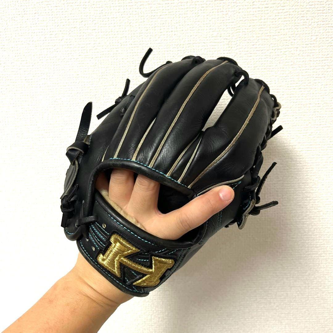 792 ハイゴールド 心極 型抜群 即戦力 硬式 内野手用グローブ