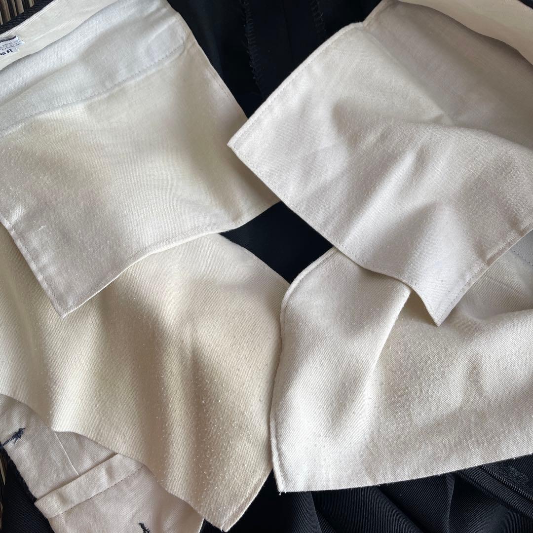 80s 90s GIVENCHY ジバンシー 3タック スラックス ブラック