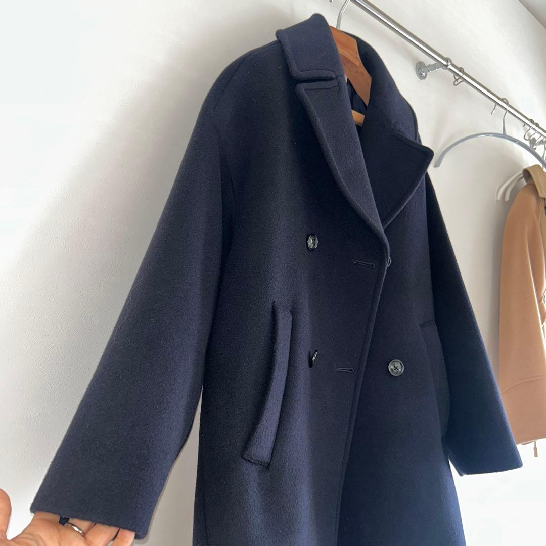 ticca 今季ピーコート　ネイビー