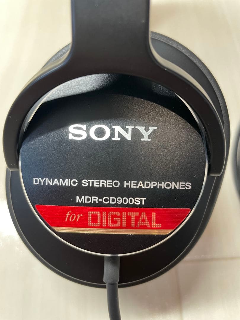 SONY MDR-CD900ST スタジオモニターヘッドホン　パット交換済み