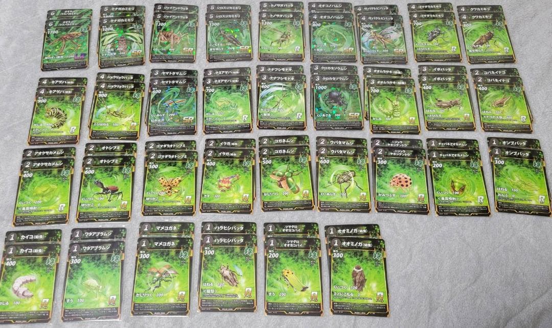 蟲神器 各2枚ずつ 1、2弾フルコンプ＋3弾ほぼコンプセット(LR含む)