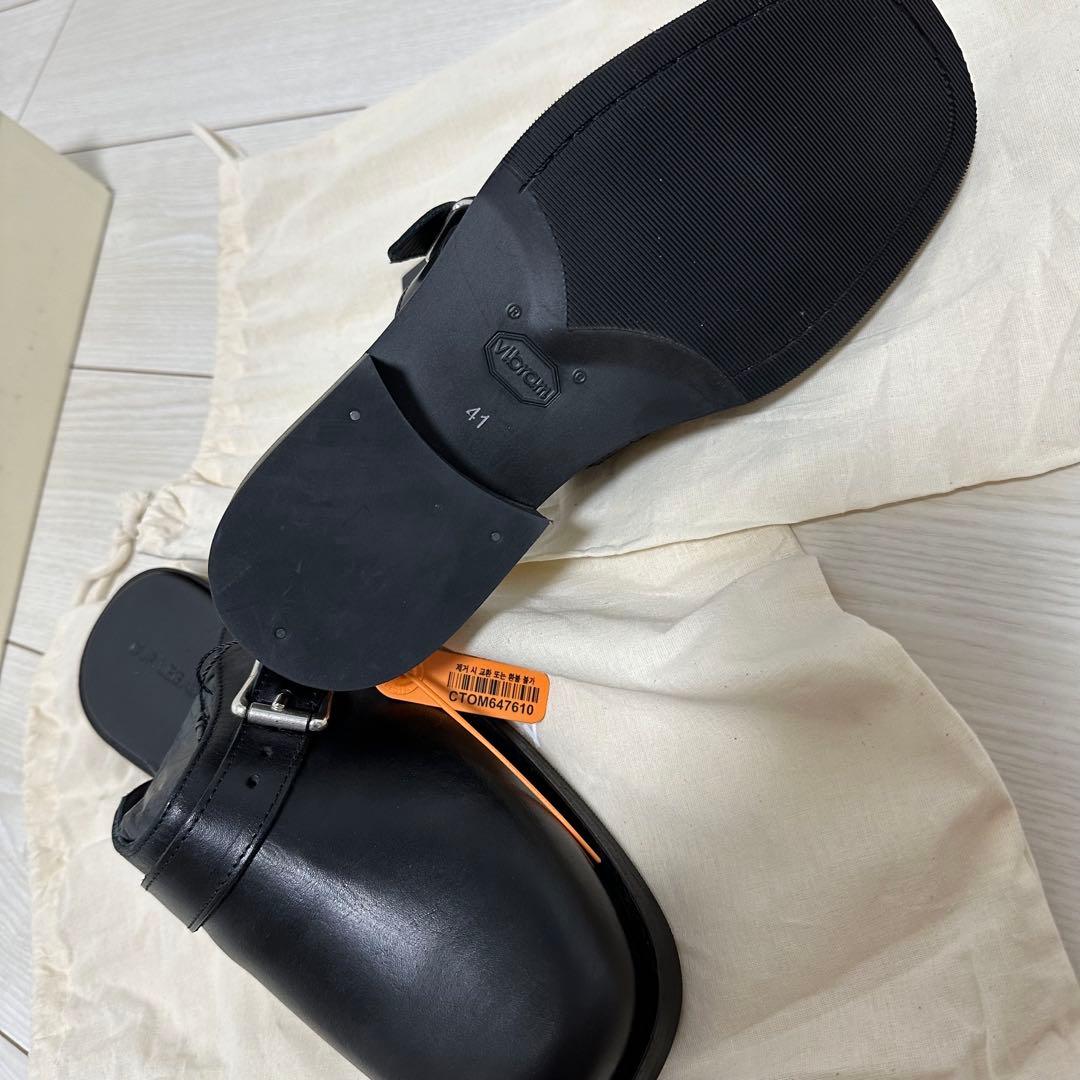 OUR LEGACY ブラック サンダル camion ミュール