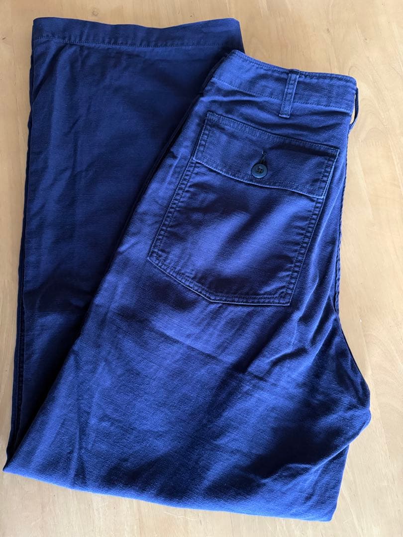 シンゾーン　ウォッシュド　ベイカーパンツ　36 ネイビー