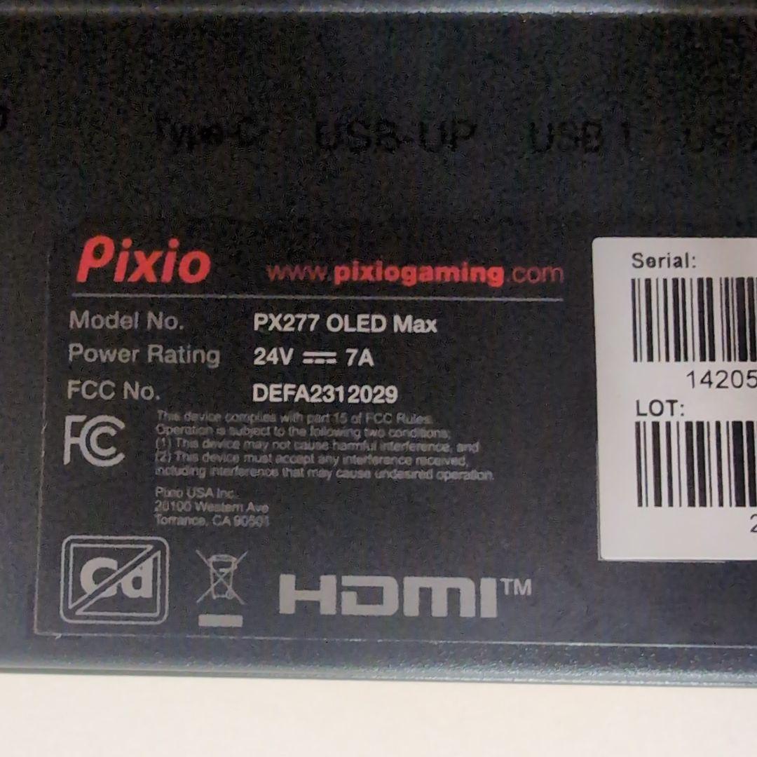 ディスプレイ・モニター本体 Pixio PX277 OLEDMAX