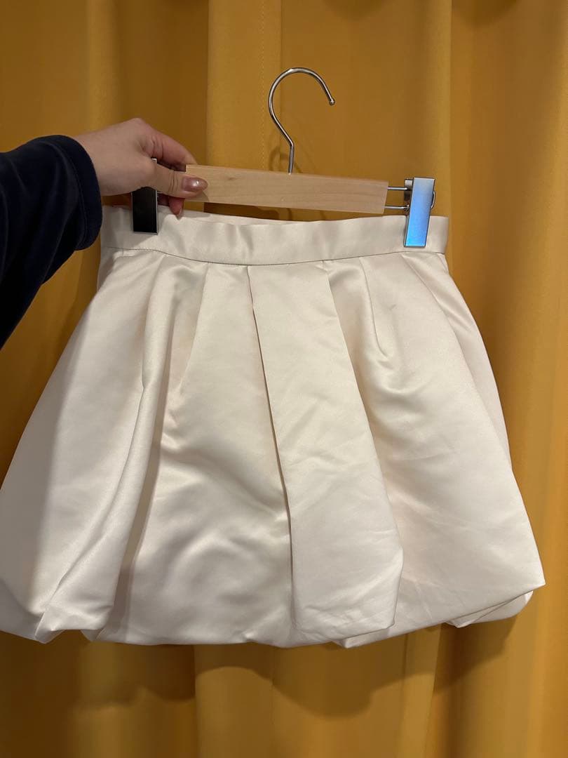 the toe Venice Balloon Skirt ivory Sサイズ