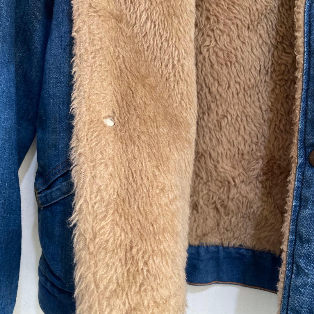 ゴ*太様 Wrangler ボア付きデニムジャケット アメリカ製　オーバーサイズ