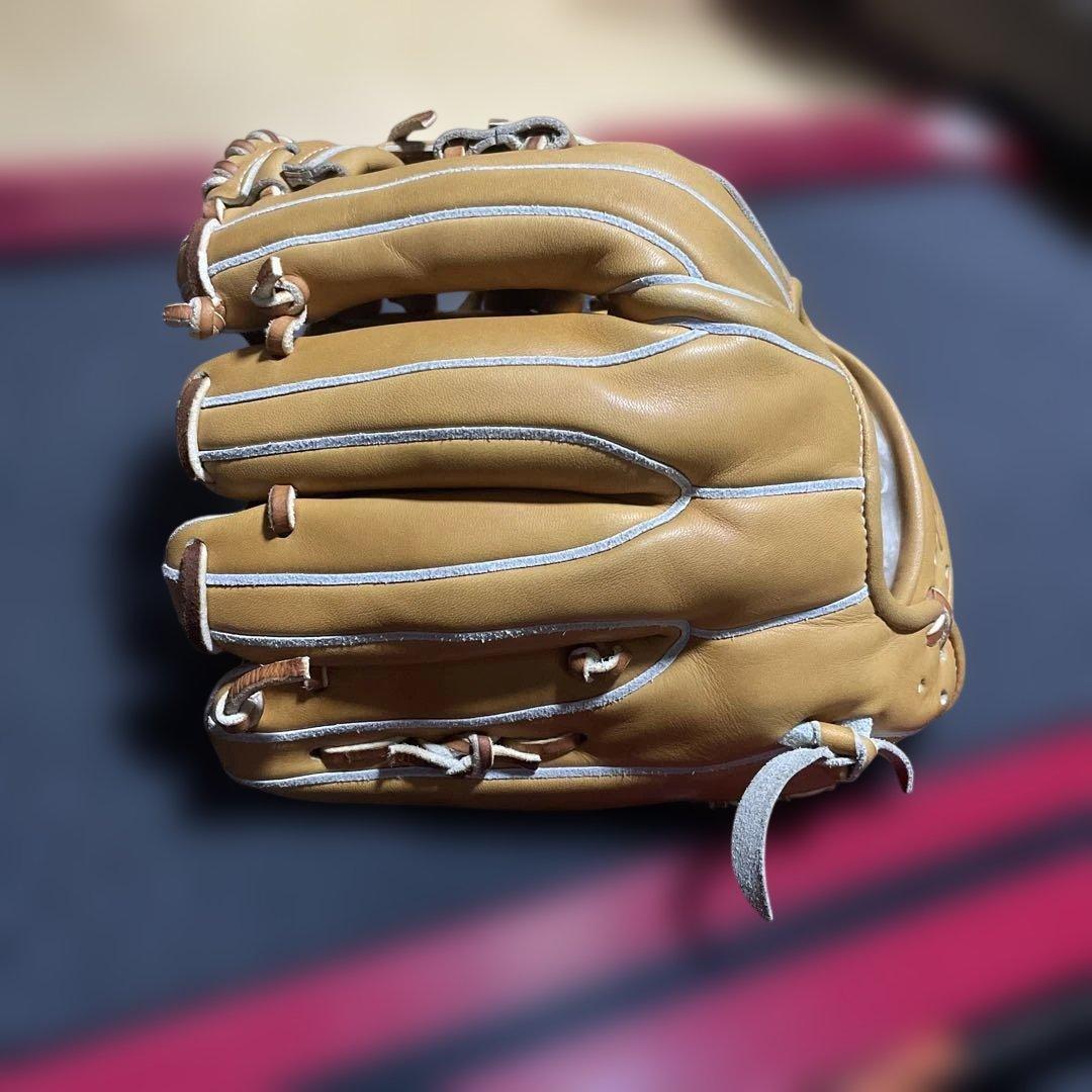 f*X様 Hi-Gold プロフェッショナルモデル 硬式グローブ 右投げ用 タン