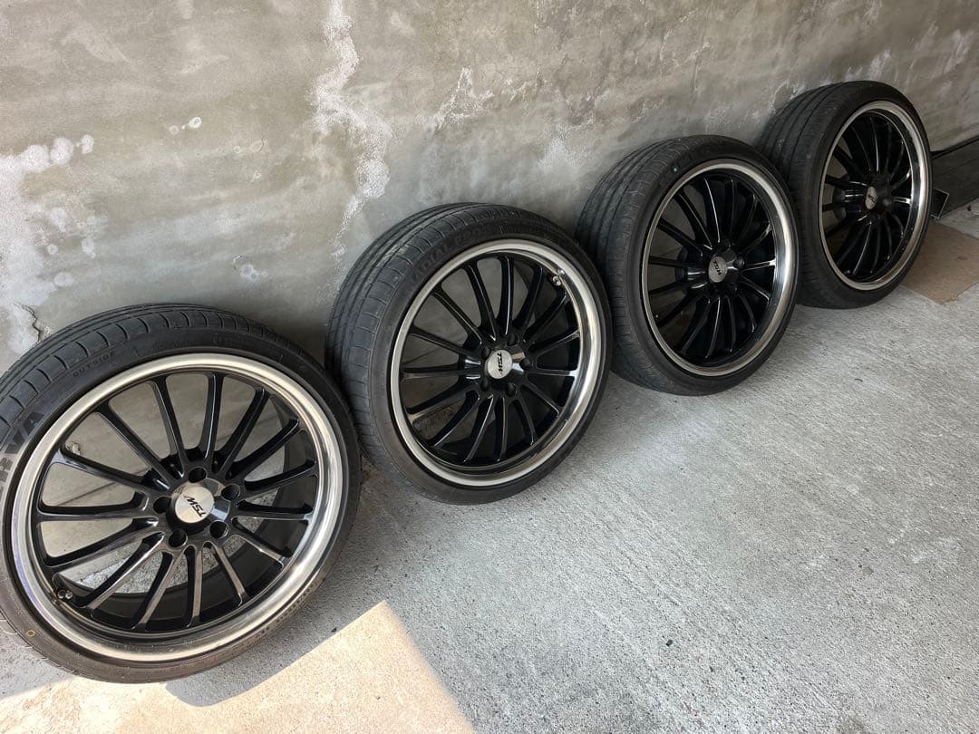 レア物TSW/8J-19 225/35-19/114.3/5Hツラ仕様usdm