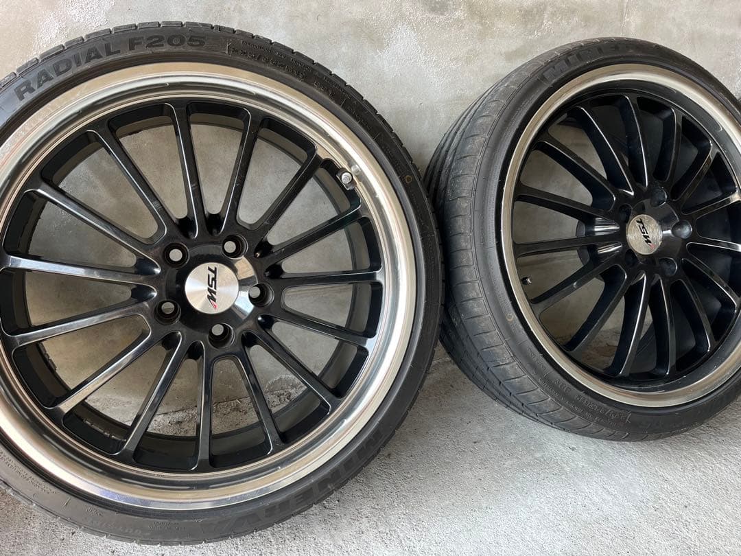 レア物TSW/8J-19 225/35-19/114.3/5Hツラ仕様usdm