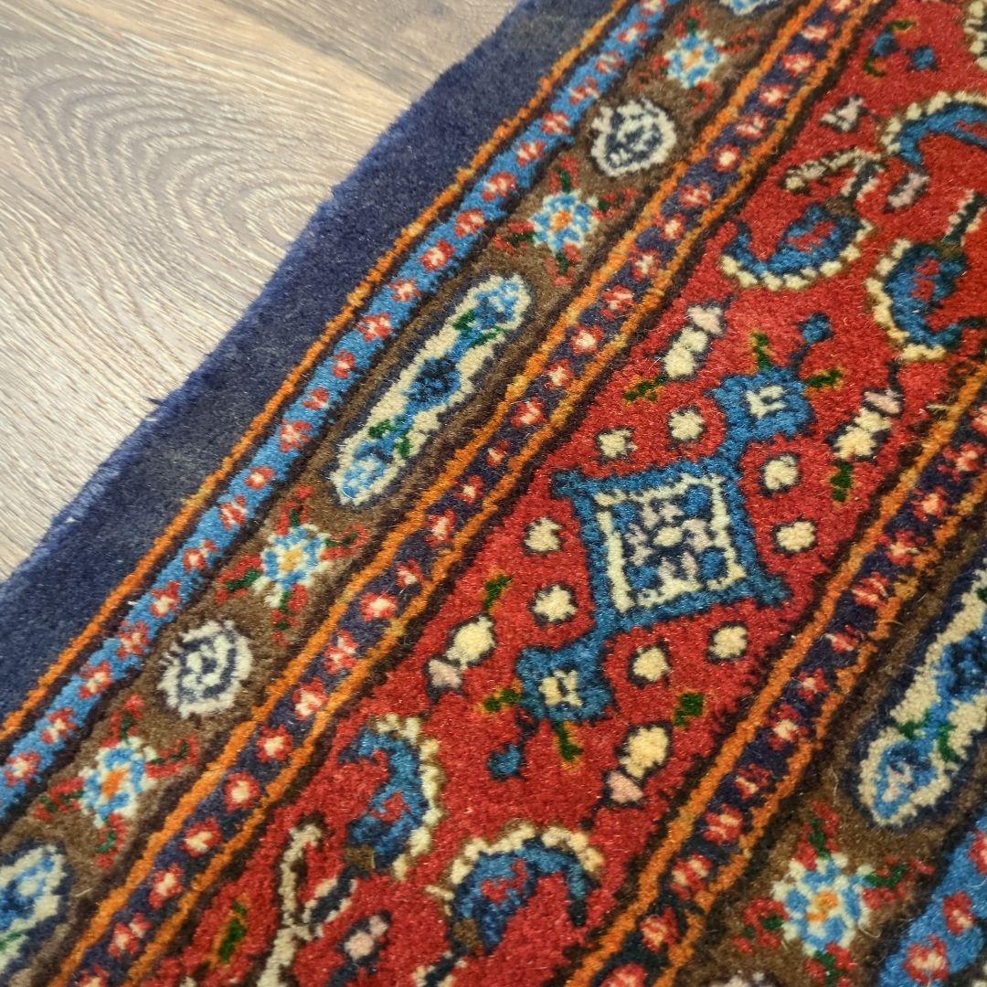 ヴィンテージラグ　ペルシャ絨毯　ムード　 手織り絨毯　ウール　コットン