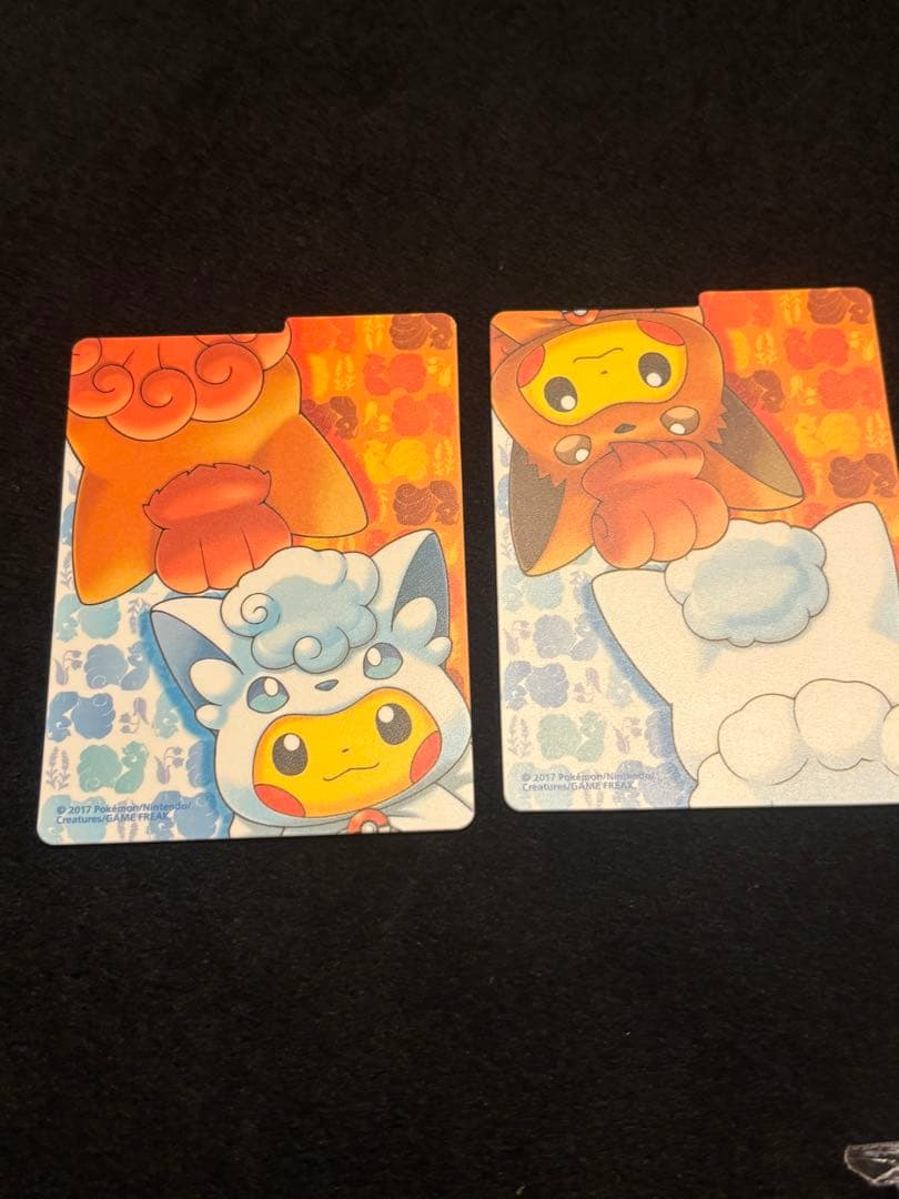 ポンチョ　ピカチュウ　ロコン　デッキケース　デッキシールド