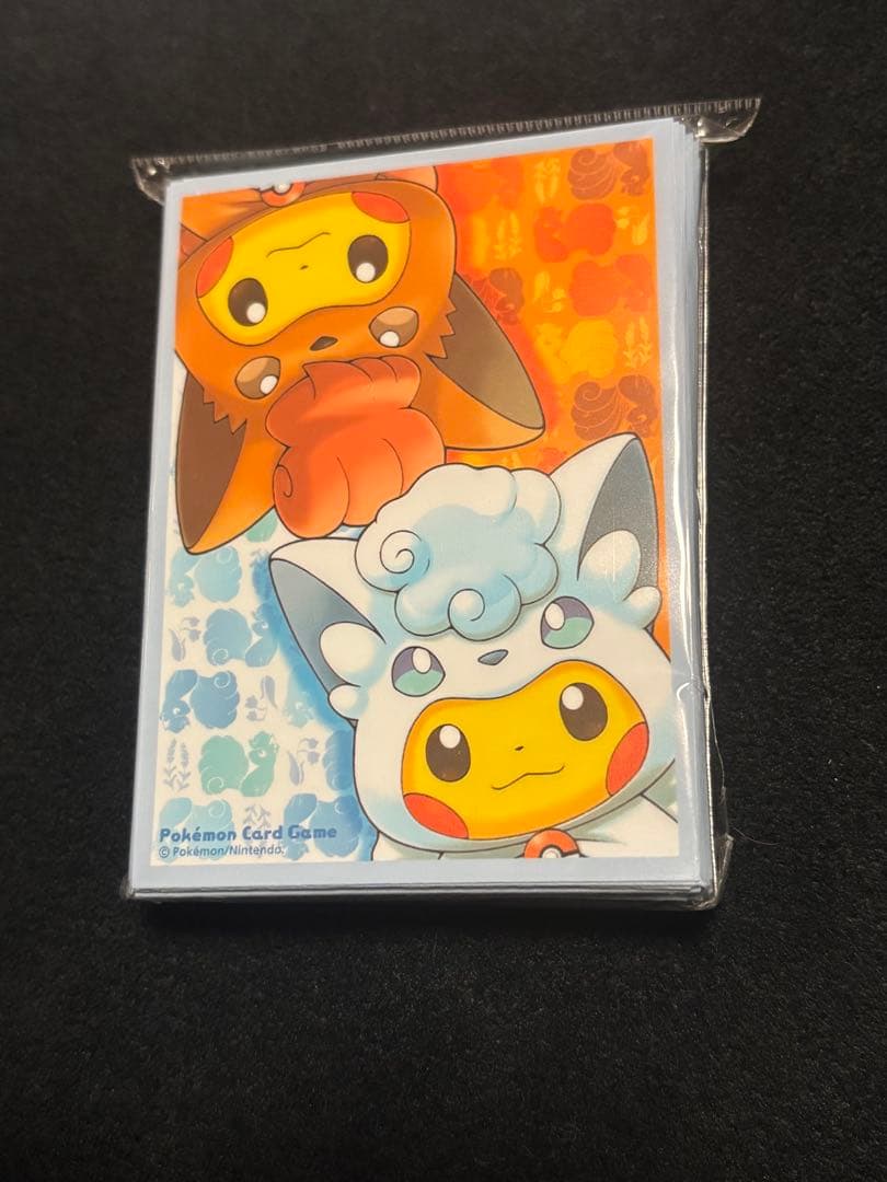 ポンチョ　ピカチュウ　ロコン　デッキケース　デッキシールド