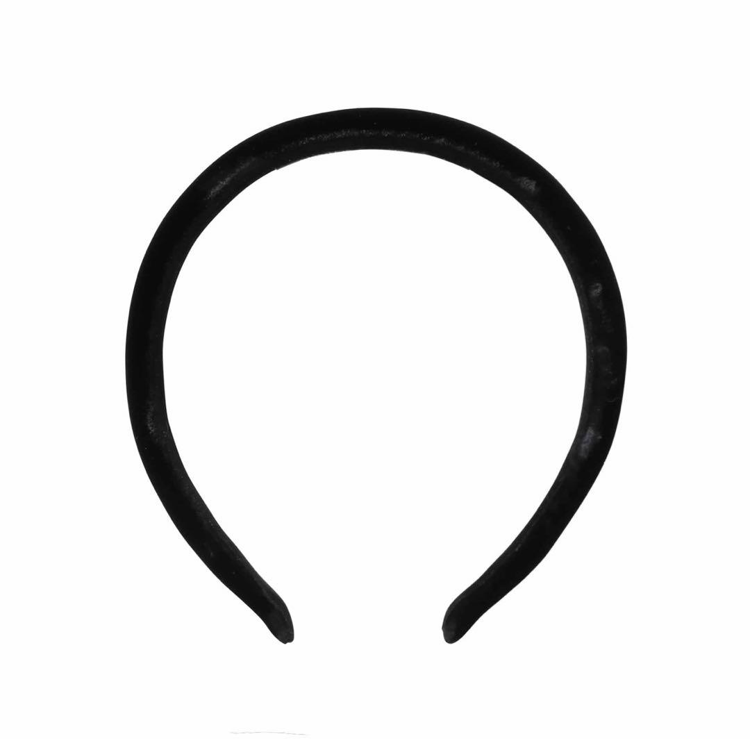 アレクサンドルドゥパリ☆ ベロアカチューシャ　2.5 cm／ブラック／2.6万円