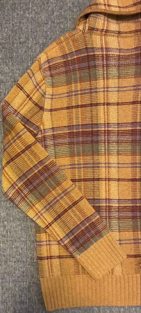 90s ラルフローレン カシミヤ混　シューティング　ハンティング　エルボーパッチ