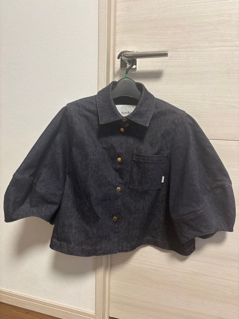 girlish ガーリッシュ　ランタンデニムジャケット