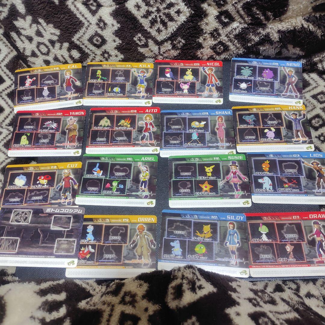 あ*ぴ様 ポケモンコロシアム ダブルバトルカードe＋　16枚セット