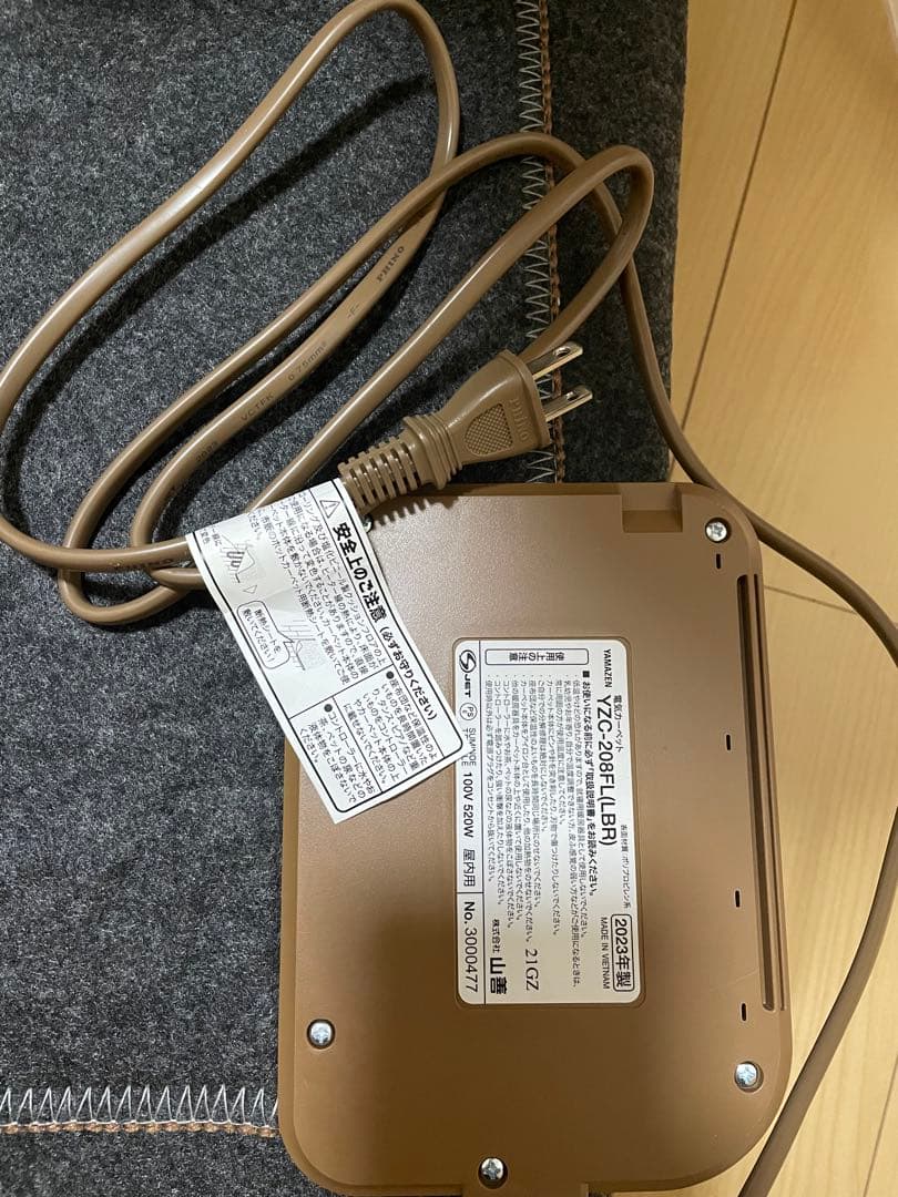 YAMAZEN フローリング調電気ホットカーペット