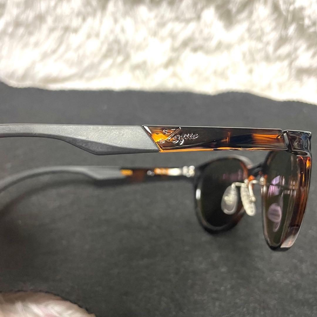 【美品】ZEQUE Juno　ゼクー ジュノ 偏光サングラス ブラウンデミ