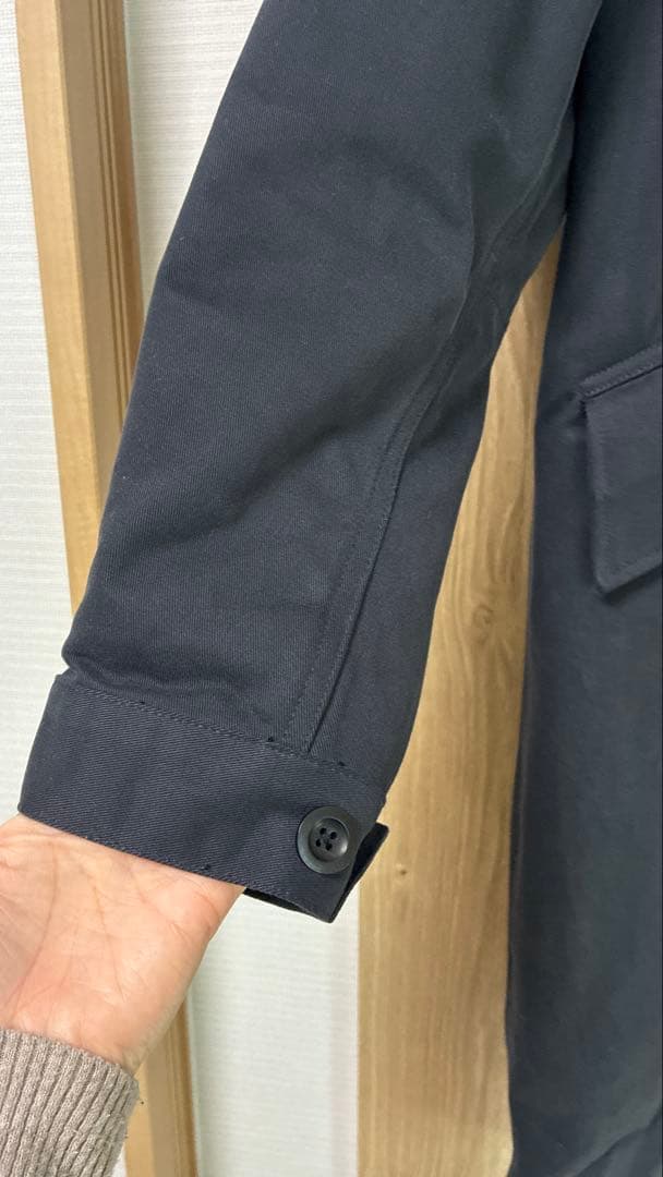 マーガレットハウエル MHL. モッズコート 黒　メンズM 美品